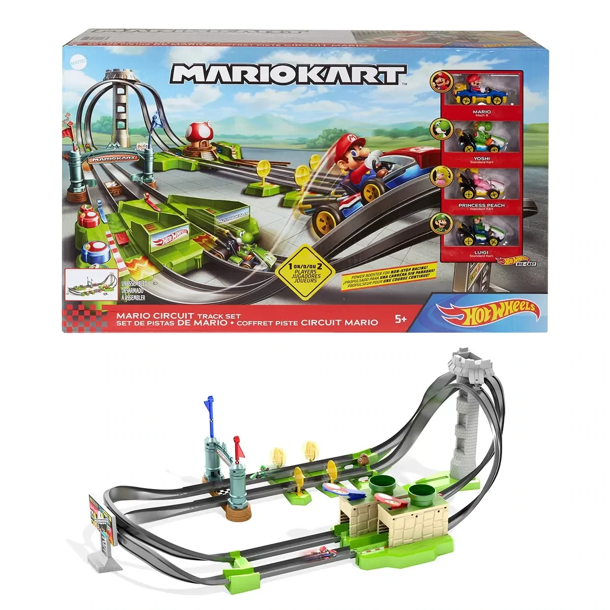 Hot Wheels Mario Kart Circuit Playset