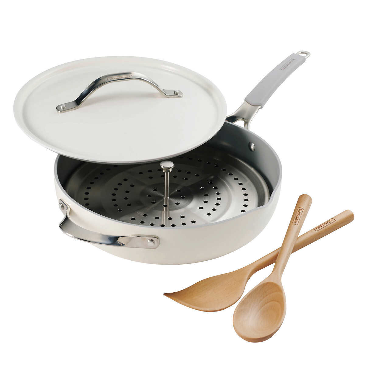 All in One Plus Pan, 4.7 L (5qt.) Colour: White