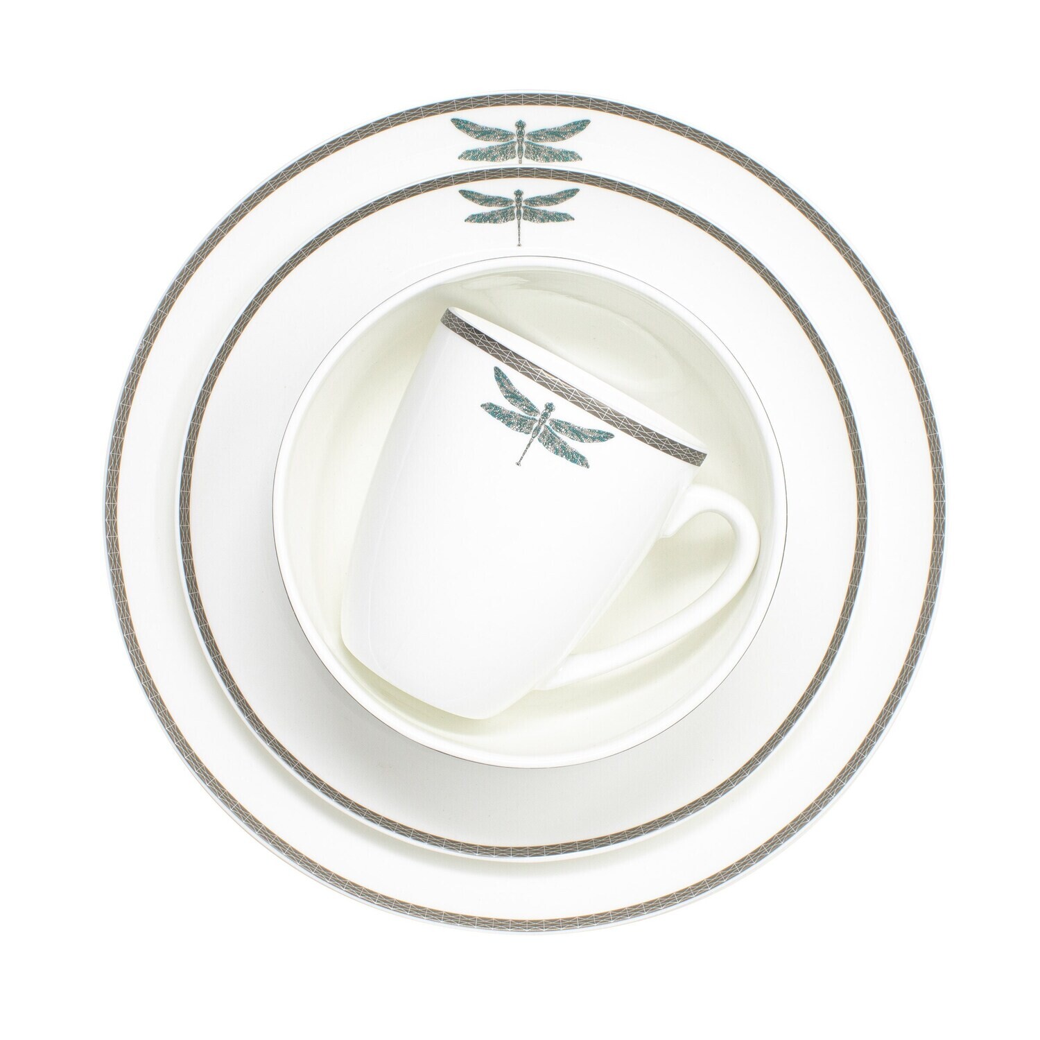 Mikasa Kimberly Bone China Dinnerware Set, 16-piece