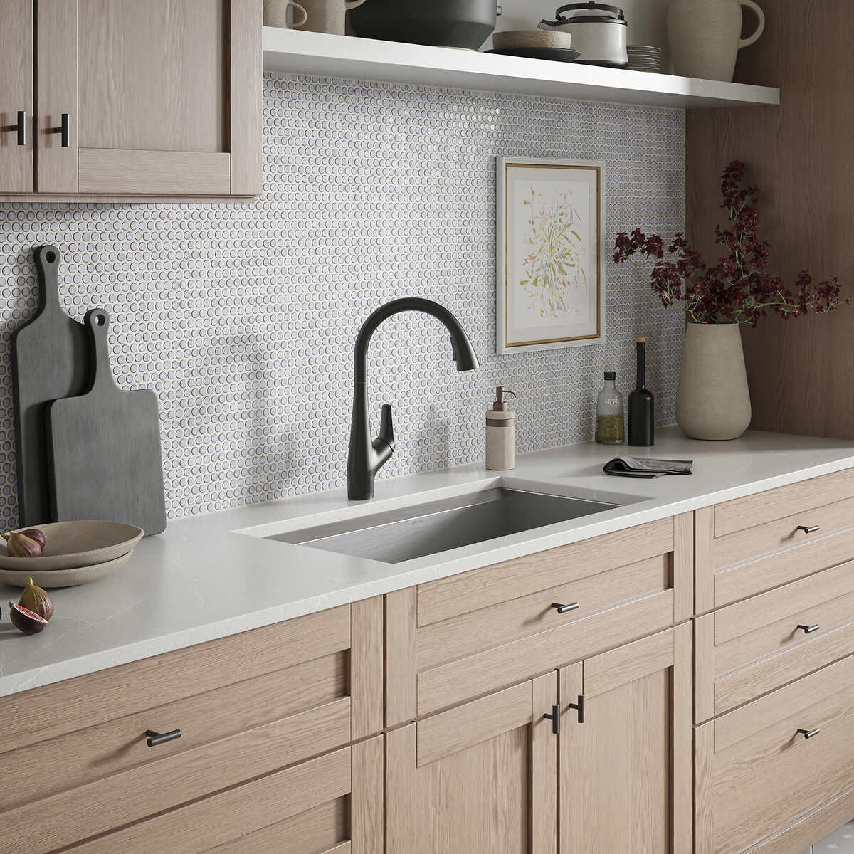 Kohler Simplice Pulldown Kitchen Faucet Finish: Black