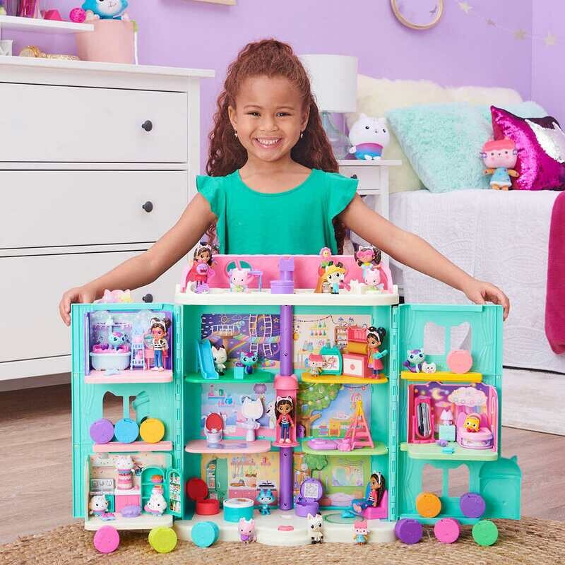 Gabby&#39;s Purrfect Dollhouse, 3 Rooms Bundle
