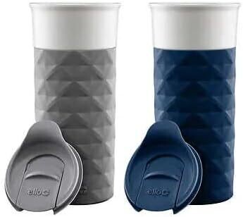 ELLO OGDEN MUGS PACK OF 2  pc Colour Gray . Blue