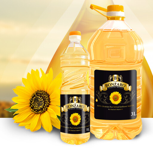 Bonzaro 100% Pure Sunflower Oil - 3L