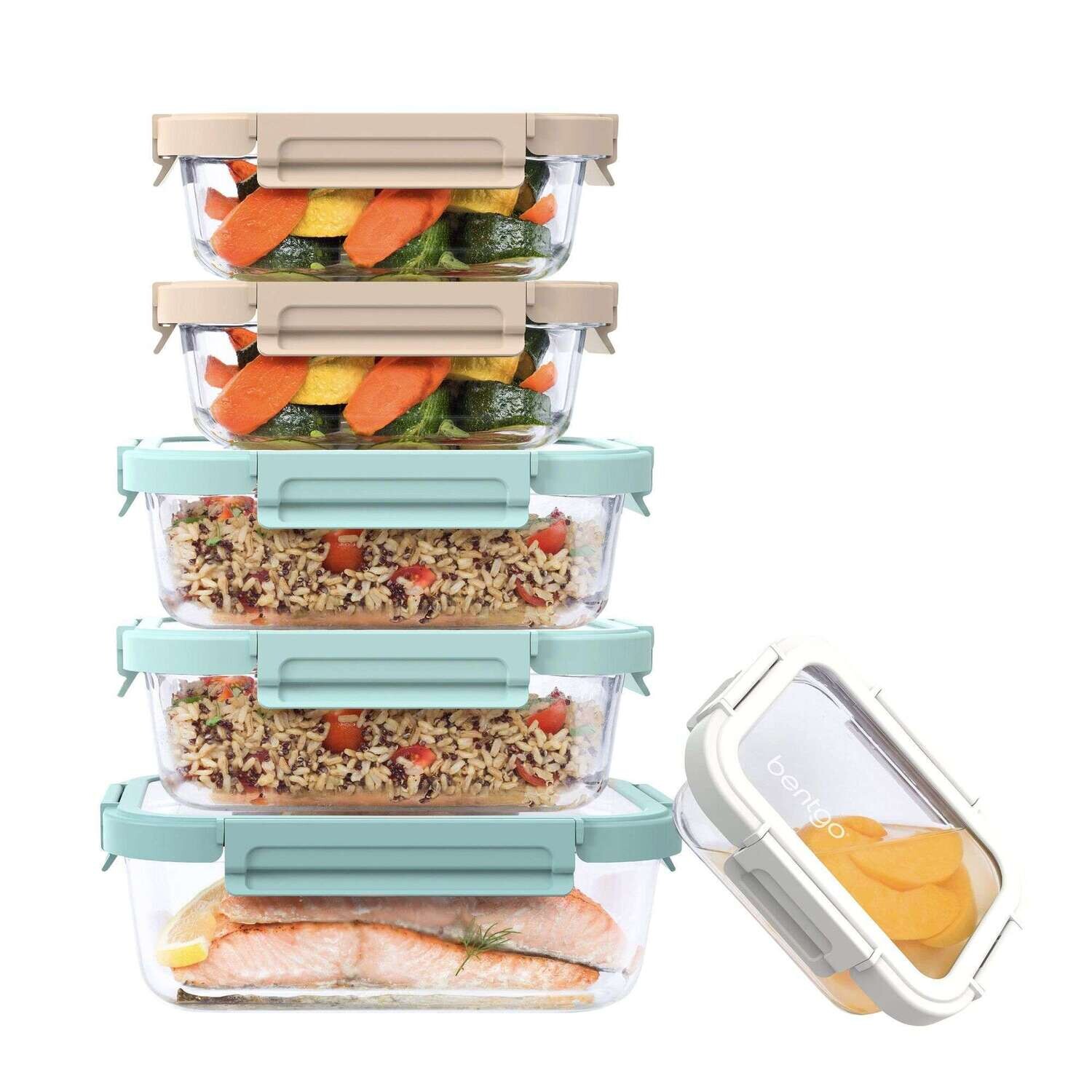 BENTGO GLASS FOOD   12 pc