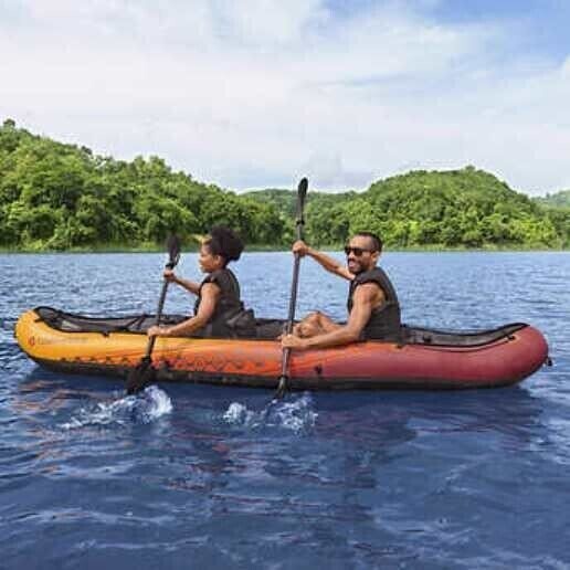Tobin Sports Wavebreak Inflatable 2-personKayak Set