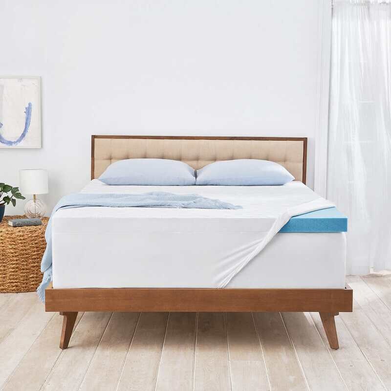 Novaform ComfortLuxe 3-Inch Gel Memory Foam Mattress Topper QUEEN