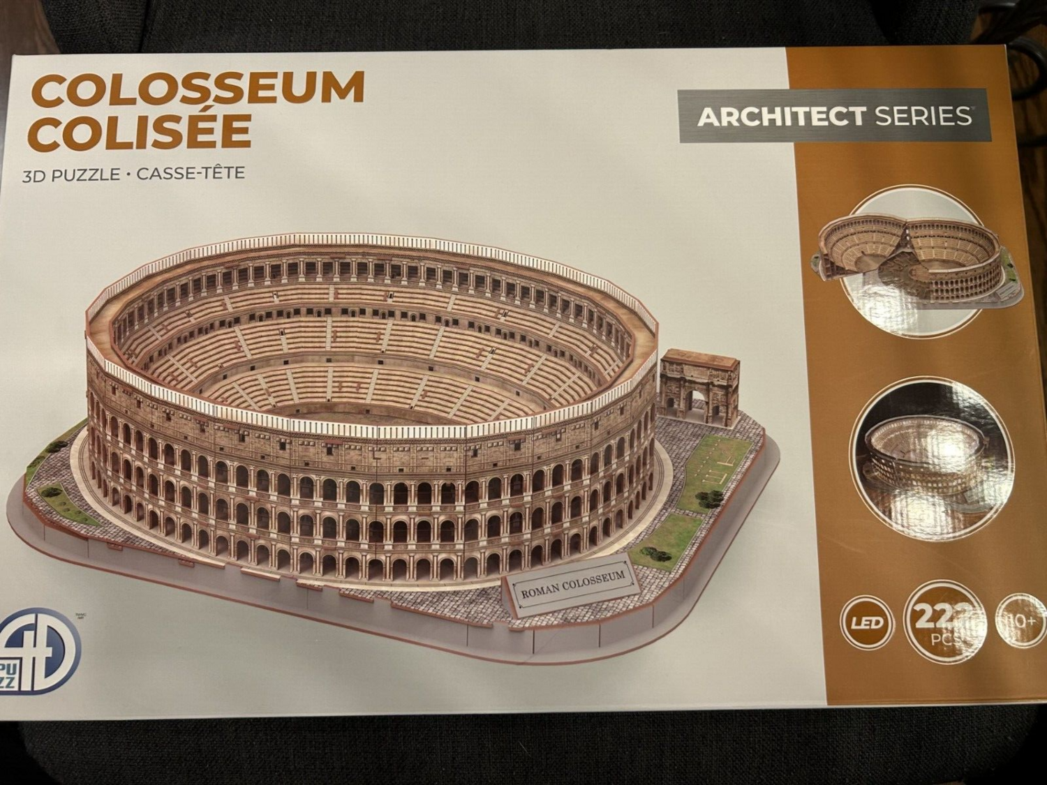 Colosseum 3D Puzzle LED 222 Pieces