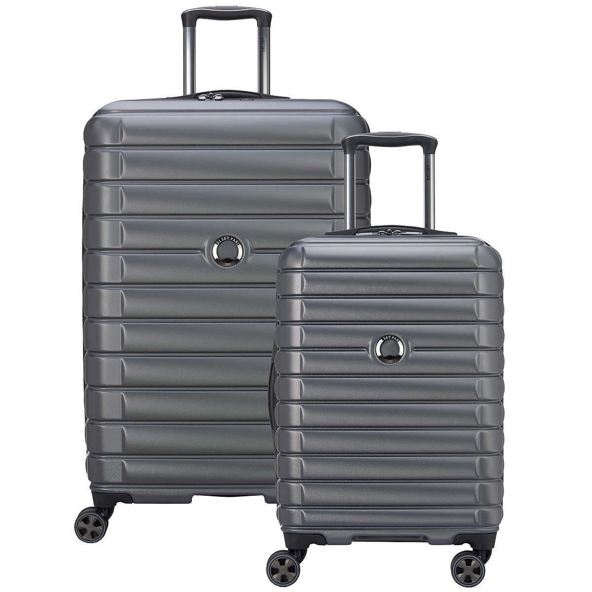 Delsey Shadow 2 Piece Hardside Colour: Grey