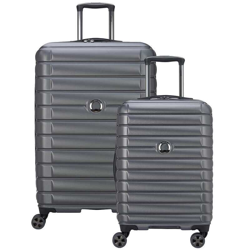 Delsey Shadow 2 Piece Hardside Colour: Grey