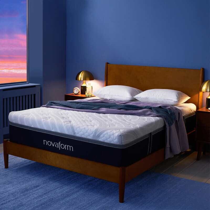 Novaform ComfortGrande Plus 35.6 cm (14 in.) Gel Memory Foam Queen