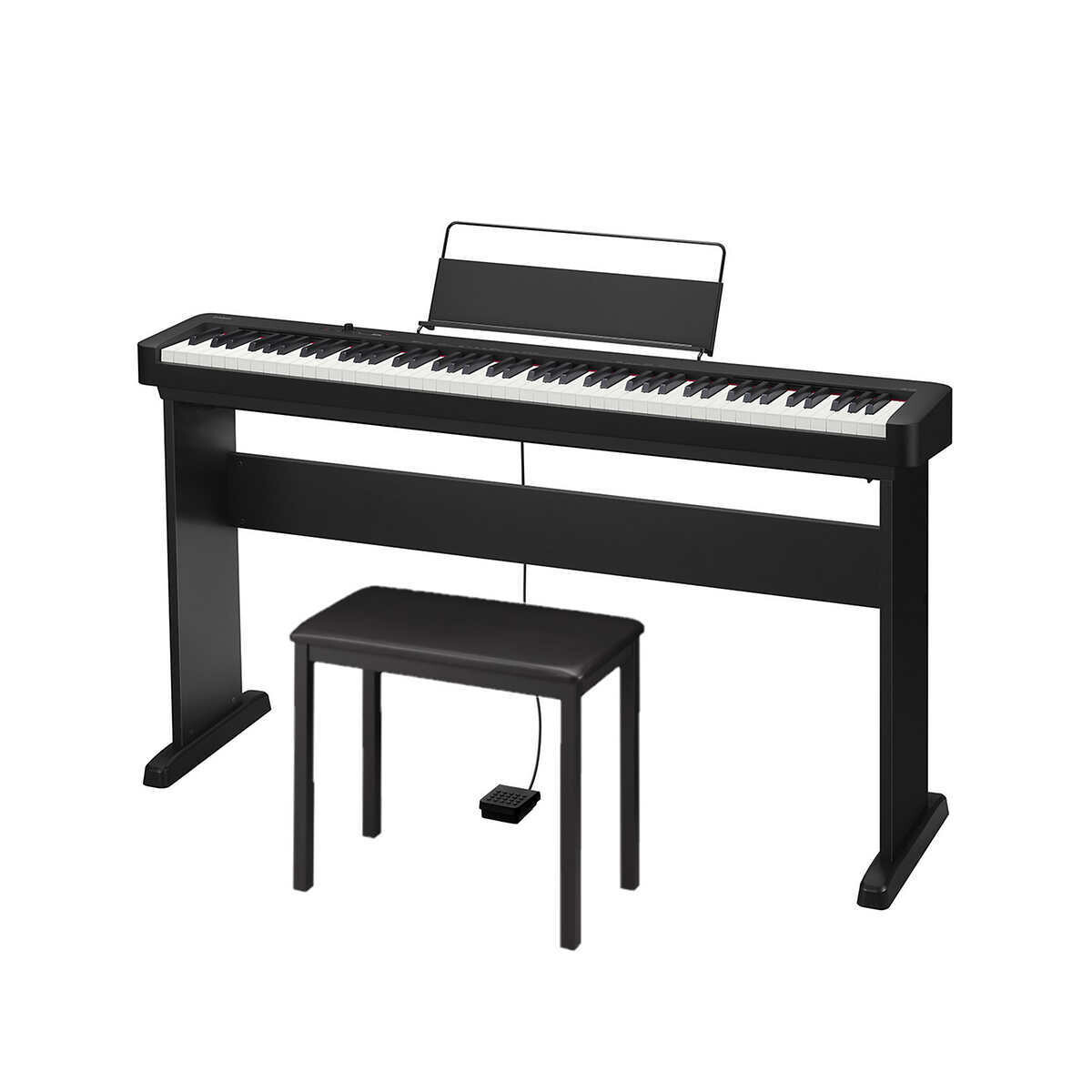 Casio Ultra Compact CSF-1 88 Note Digitial Piano with Bench  Colour: Black
