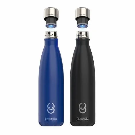 CrazyCap Deep UV Sterilization Water Bottle Twin Pack SET OF 2
