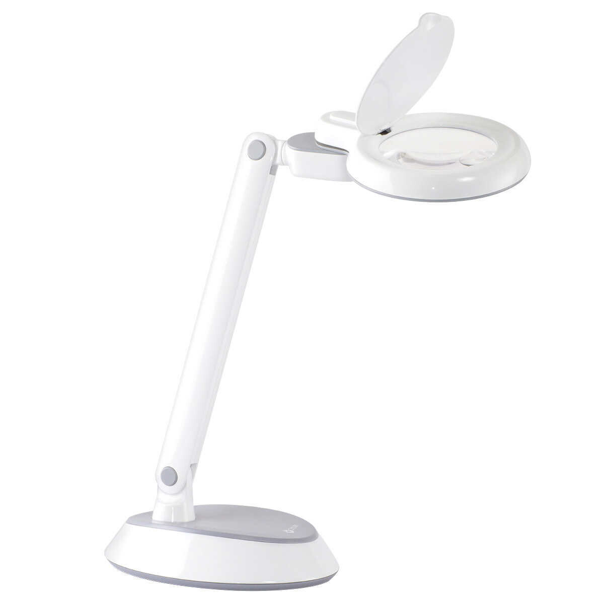 OttLite LED Magnifier Desk Lamp  Colour: White -