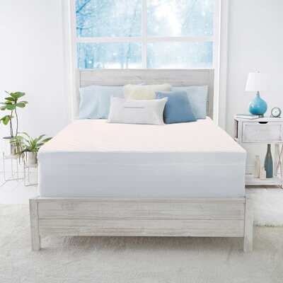 Novaform Soothing Cool EVENcor GelPlus Memory Foam 3-inch Mattress Topper Bed Size: Double