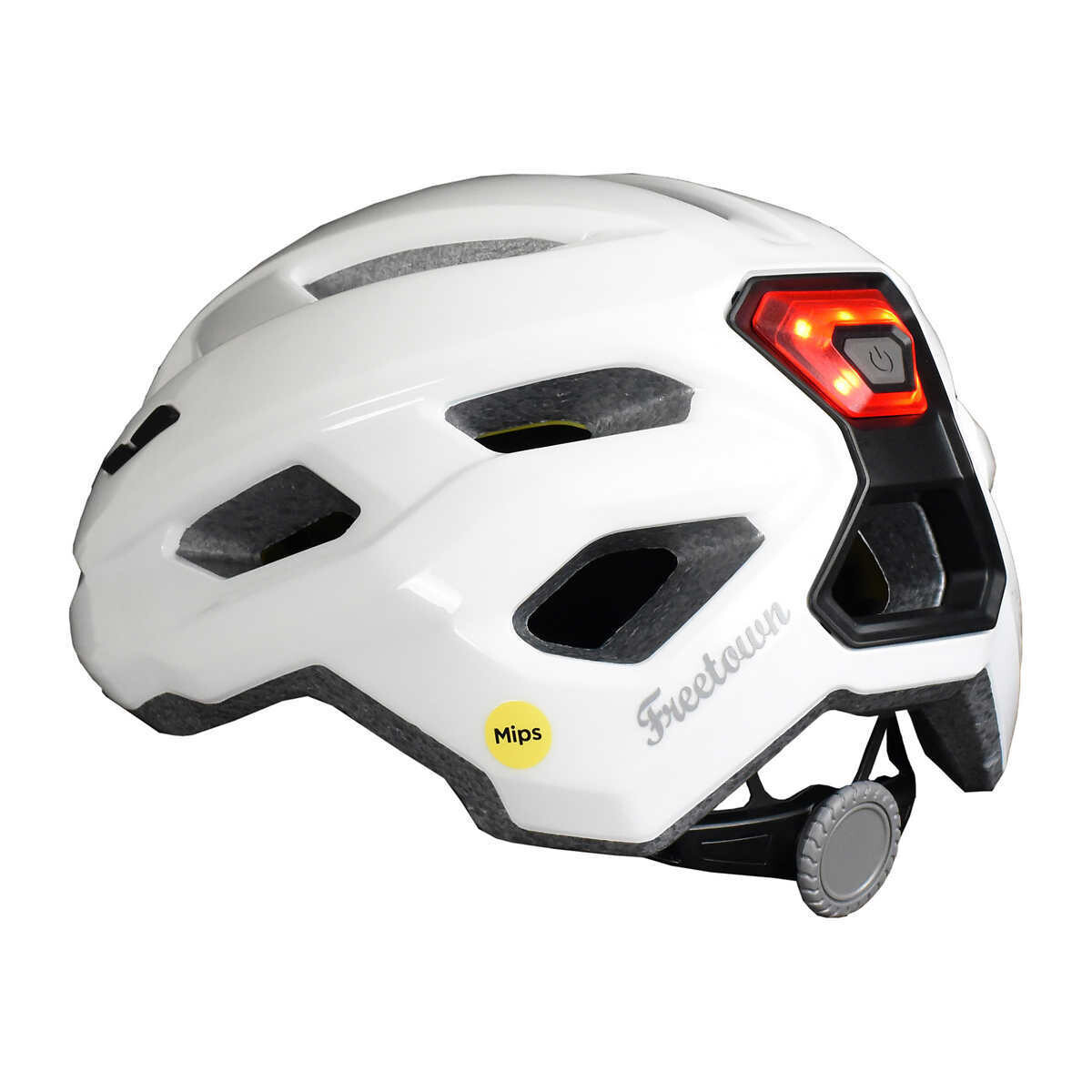 Freetown Gear and Gravel Lumiere Adult Helmet with MIPS Safety System  Colour: White