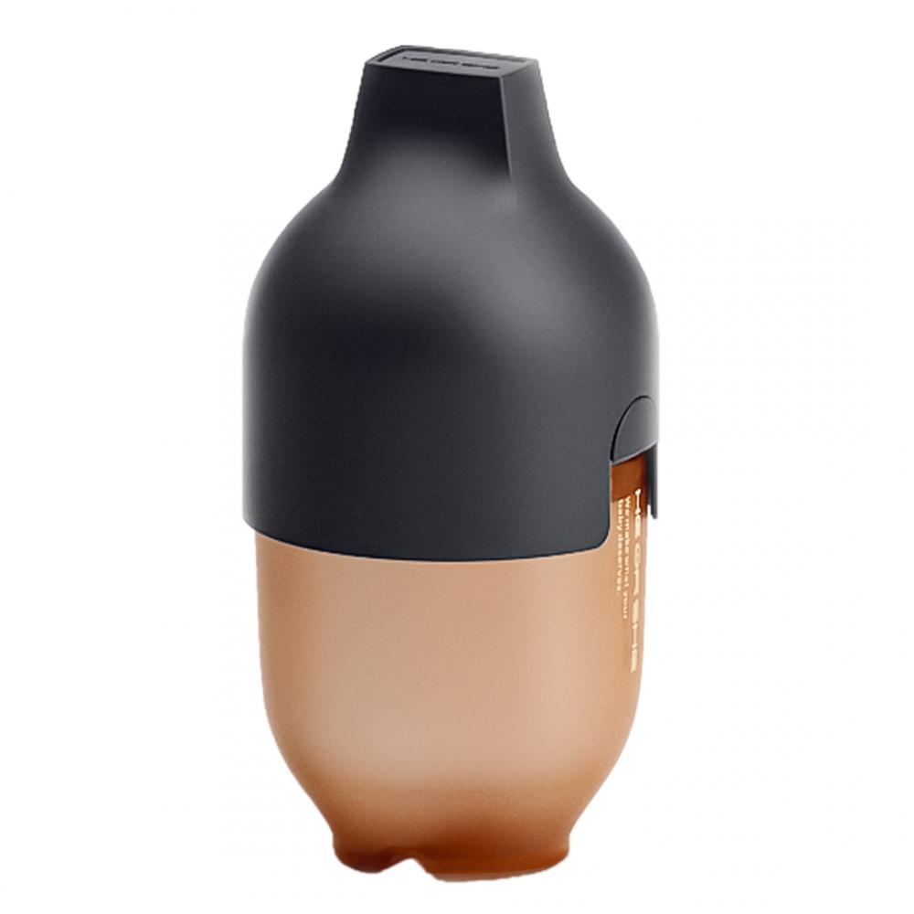 HE OR SHE ultra wide neck baby bottle 240ml 6+, Black