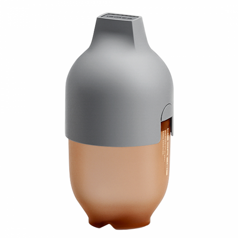 HE OR SHE ultra wide neck baby bottle 240ml 6+, GREY