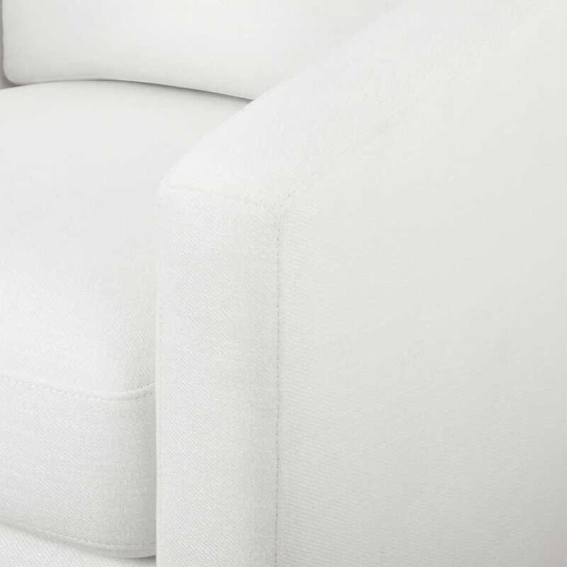 Thomasville Fabric Accent Chair with Stationary Wood Base
