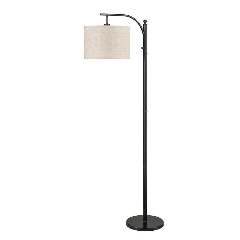 Everett Downbridge Floor Lamp Base Color: Black