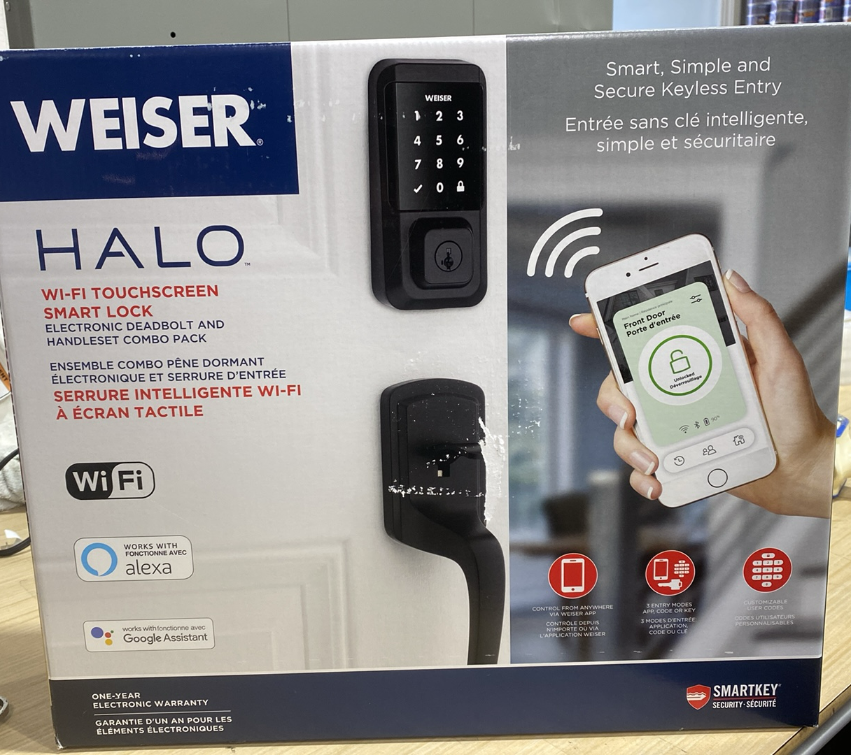WEISER HALO COMBO BLACK