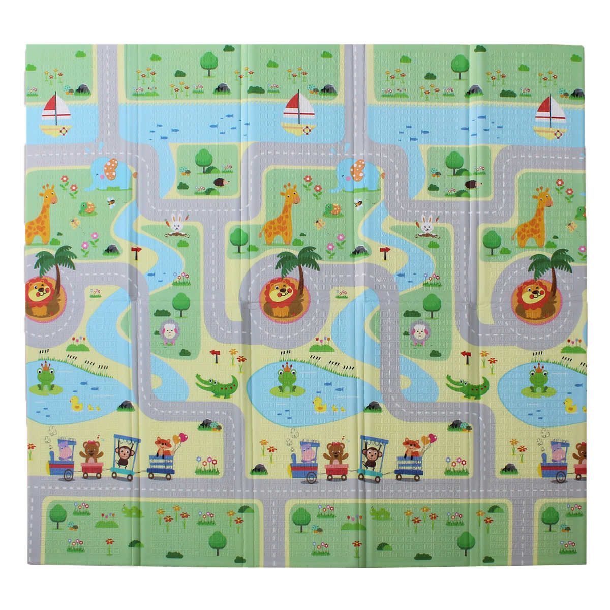 Folding and Portable Play Mat  180cm x 200cm x 1.5cm (70.8 in. x 78.7 in. x 0.59 in.)