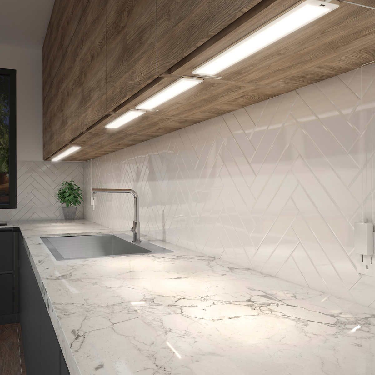 Artika Stream LED Under Cabinet 3 Light Set