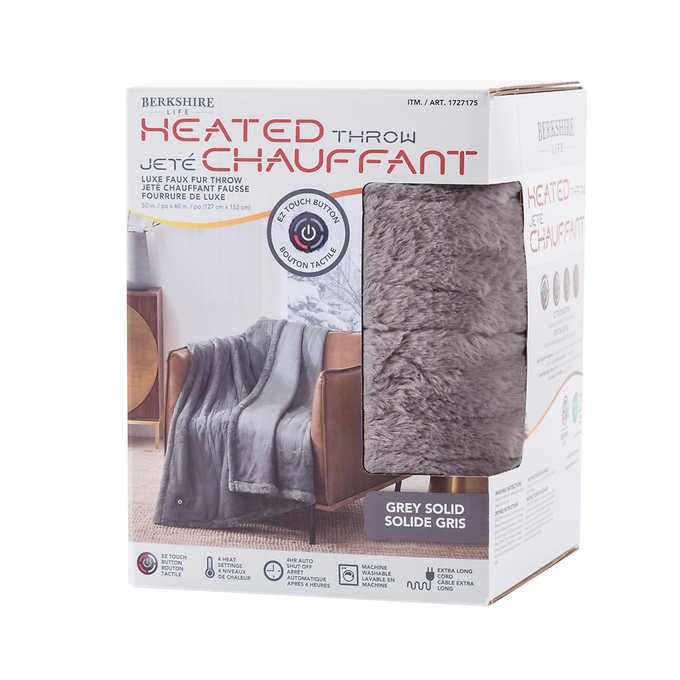 BERKSHIRE ELECTRIC HEATED THROW 50″ X 60