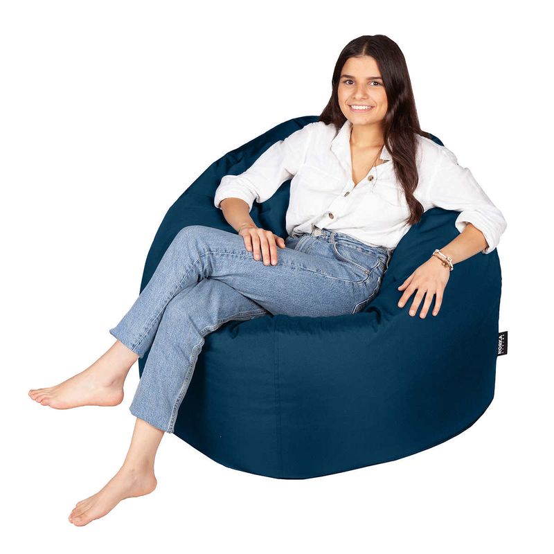 Vista Bean Bag Chair Colour: Blue
