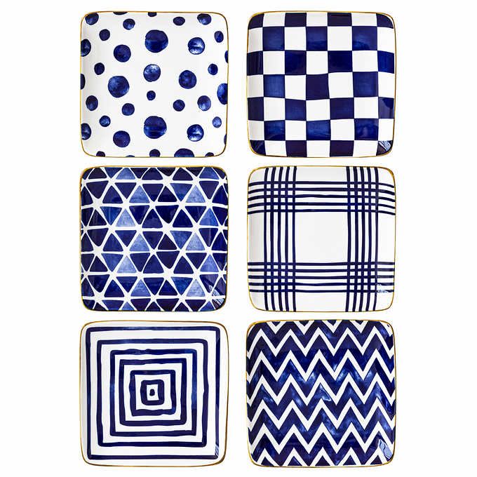 OVER AND BACK TAPAS PLATES PACK OF 10