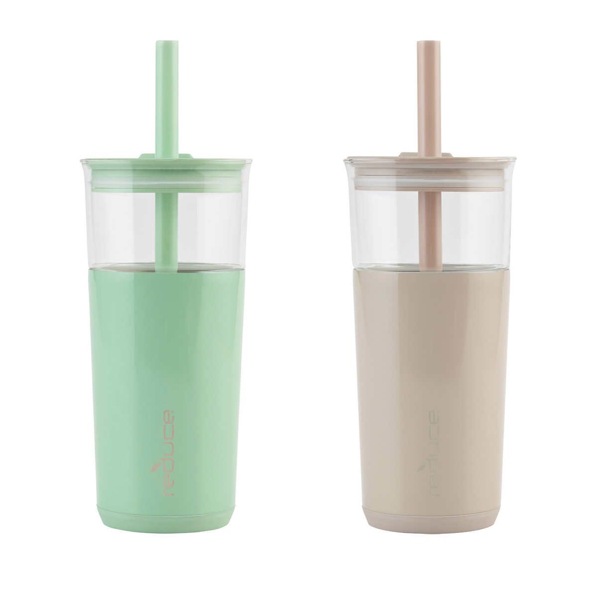 REDUCE APEN GLASS MUG 2PC  Colour: Green