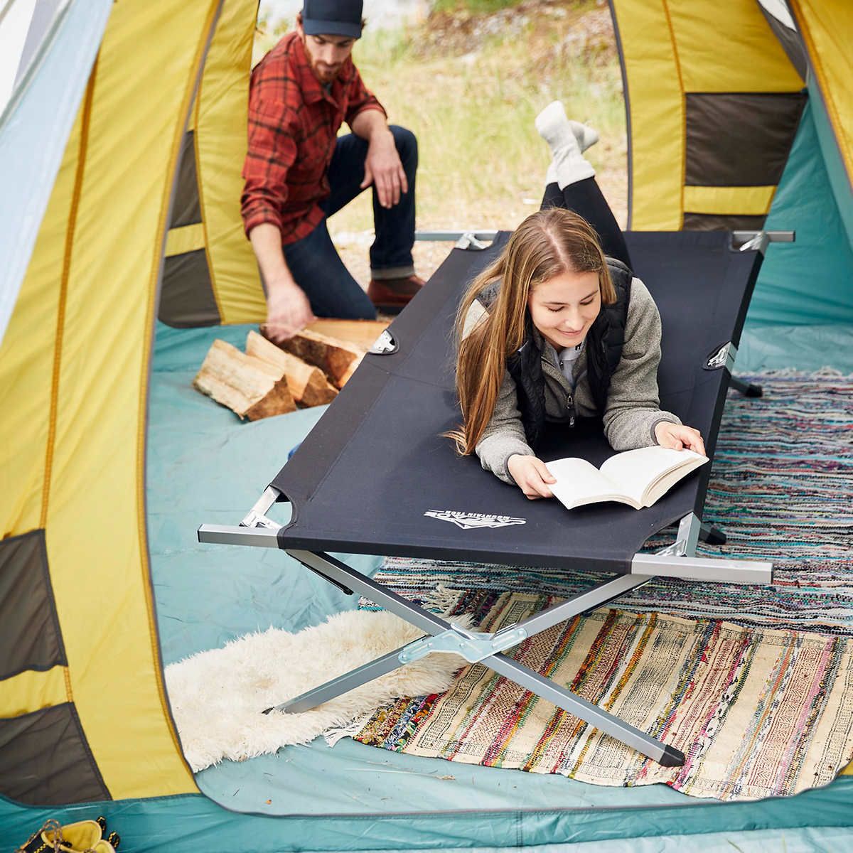 Cascade Mountain Tech Fully Collapsible Oversized Camping Cot