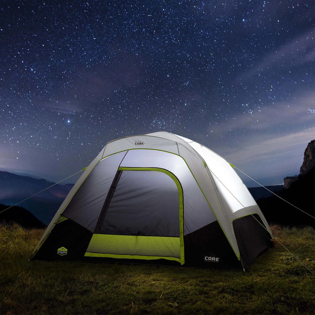 CORE 6-Person Lighted Dome Tent