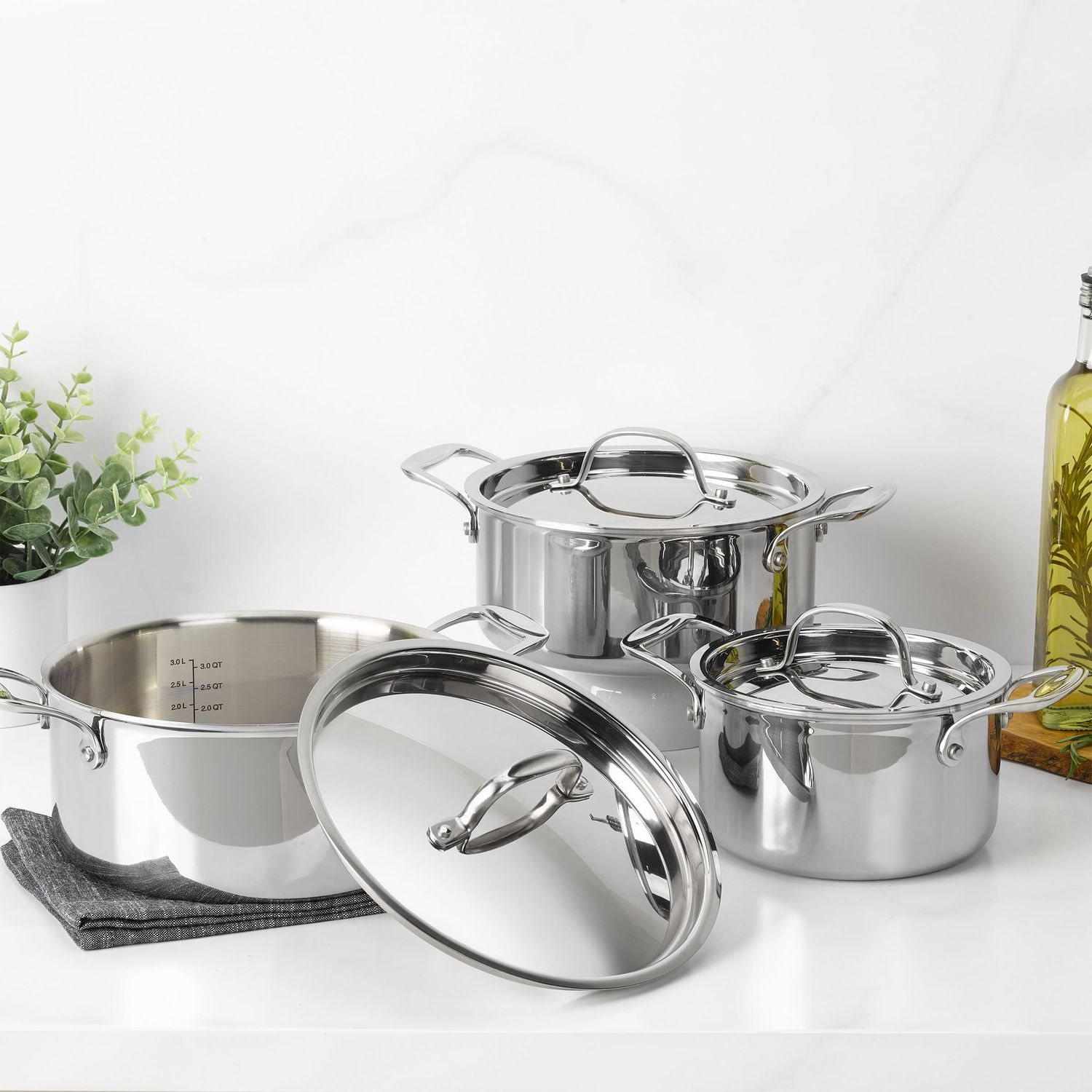 Mon Chateau Saucepan Set, 6-piece
