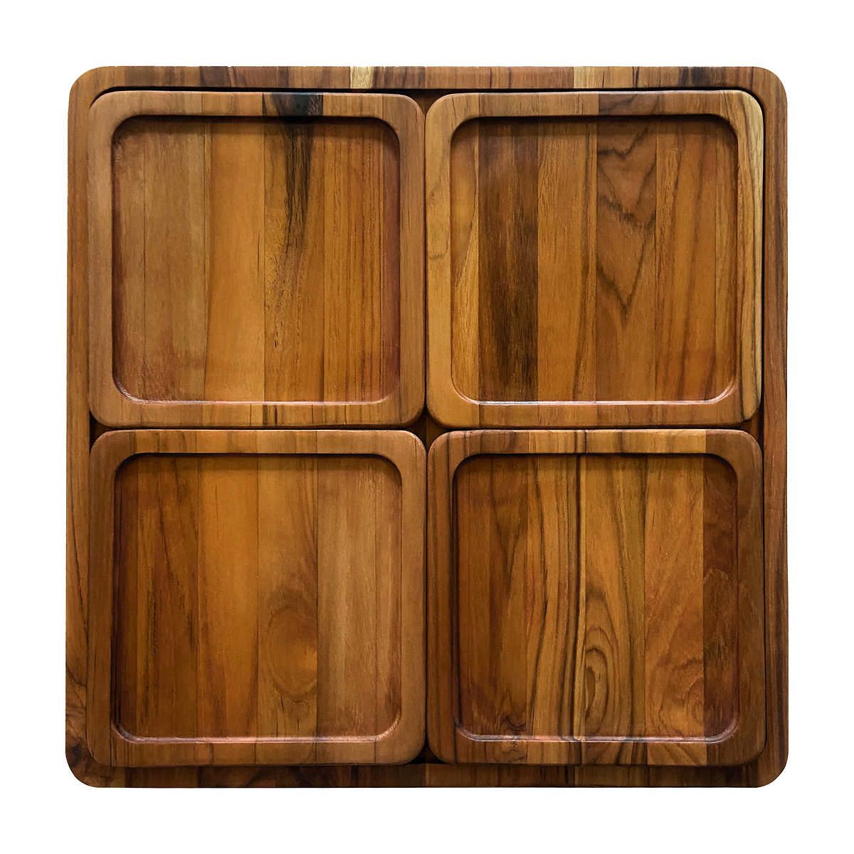 Teakhaus Serving Board Set, 5-piece