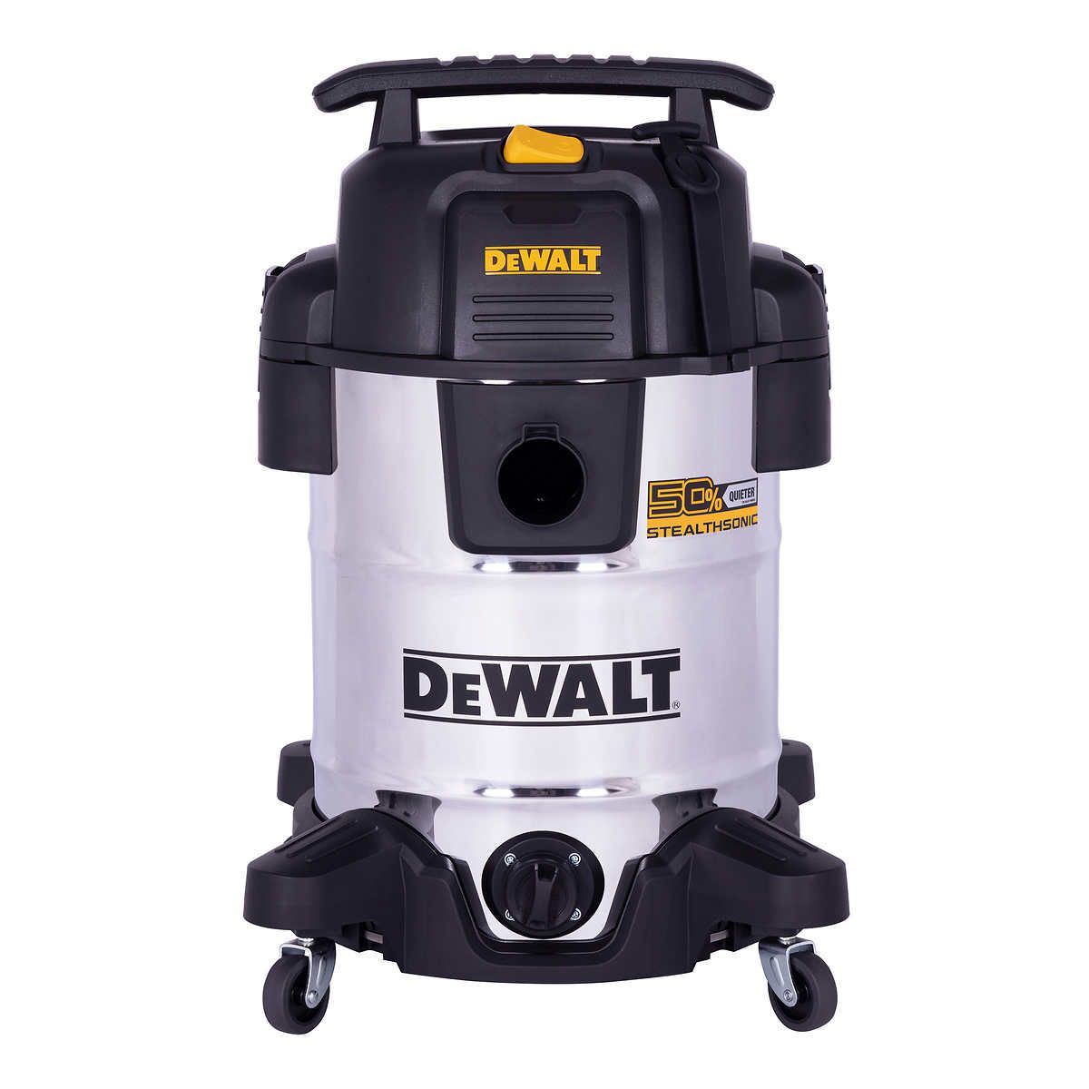 Dewalt 10 Gallon/38L Stainless Steel Quiet Wet/Dry Vacuum