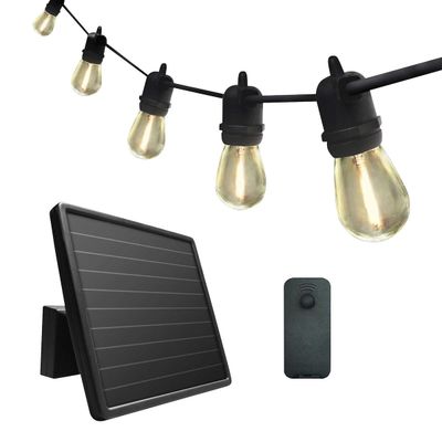Sunforce 15 LED Solar String Lights with Remote Control