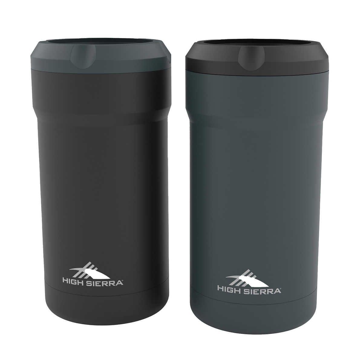 High Sierra 2-in-1 Insulated Stainless Steel Can Coolers and Tumbler