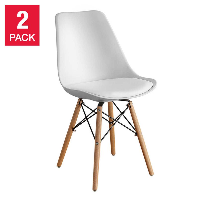 Eiffel Chair, White, 2-pack  Colour White