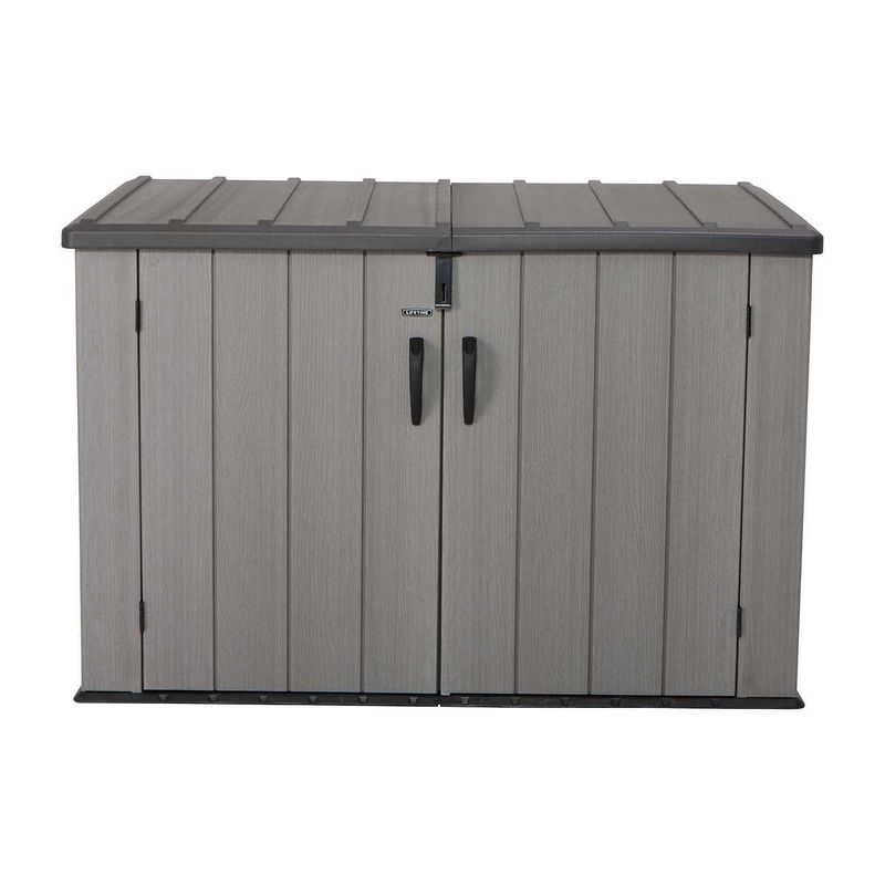 Lifetime Horizontal Storage Shed  ( 75.2 in. × 42.5 in. × 52 in.) (USED
