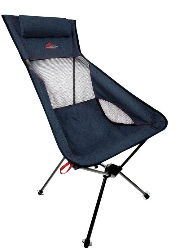 Cascade Mountain Tech -  Ultralight Packable High-back Chair