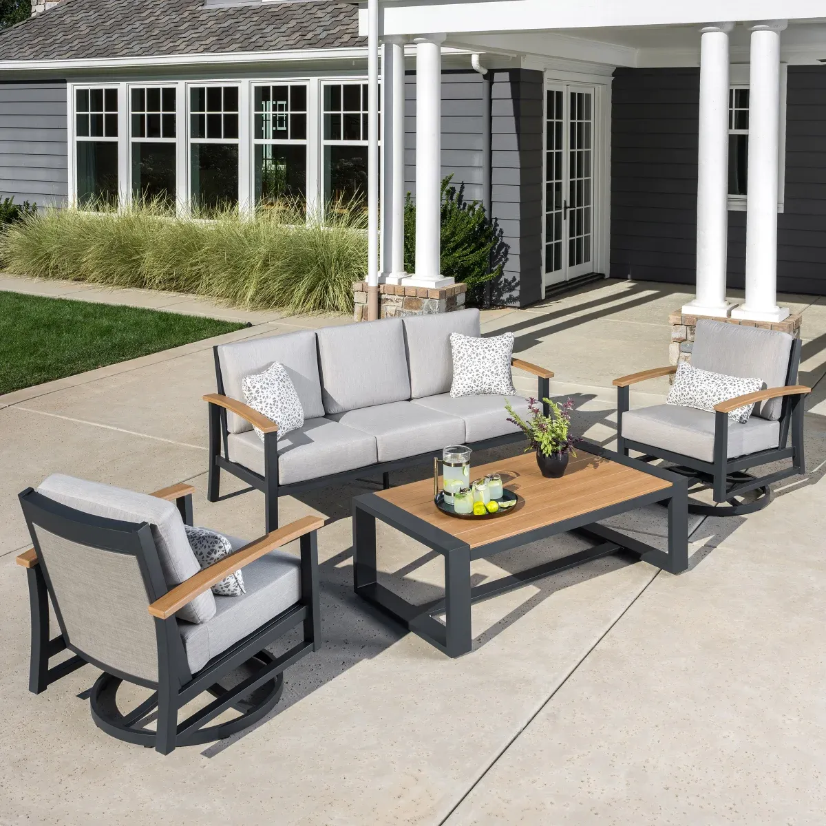 Wills 4-piece Patio Conversation Set