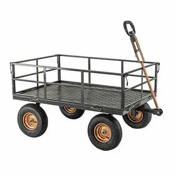 Allspace - 1200lb Utility Cart with Liner