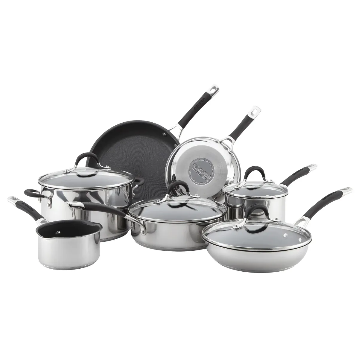 Circulon Momentum Stainless Steel Cookware Set, 11-piece