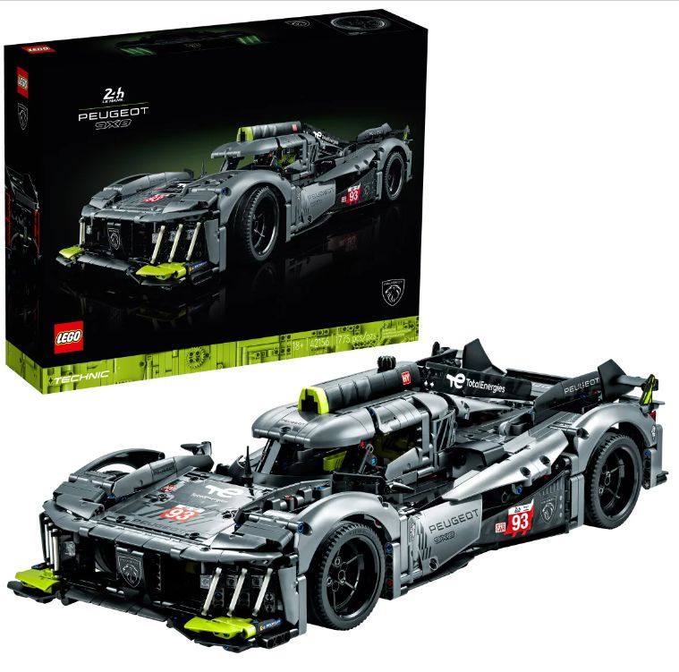 LEGO Technic PEUGEOT 9X8 24H Le Mans Hybrid Hypercar 42156