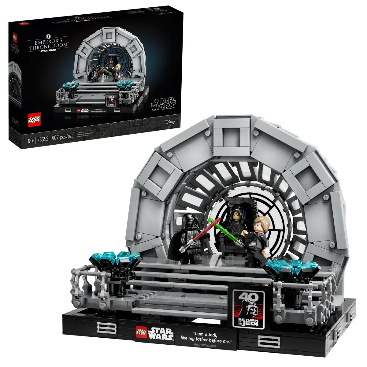 STAR WARS EMPEREROR THRONE ROOM- 75352
