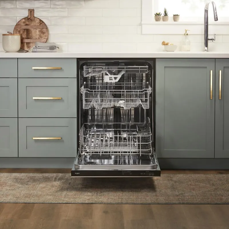 Whirlpool 24 in Stainless Steel Dishwasher with Third Rack