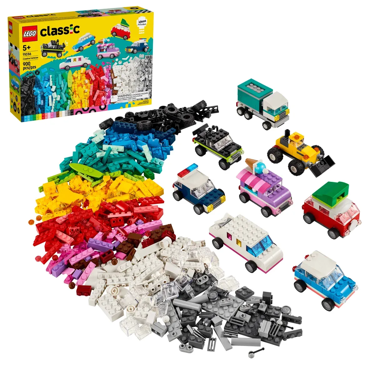 LEGO Classic Creative Vehicles Car Building Toy 11036