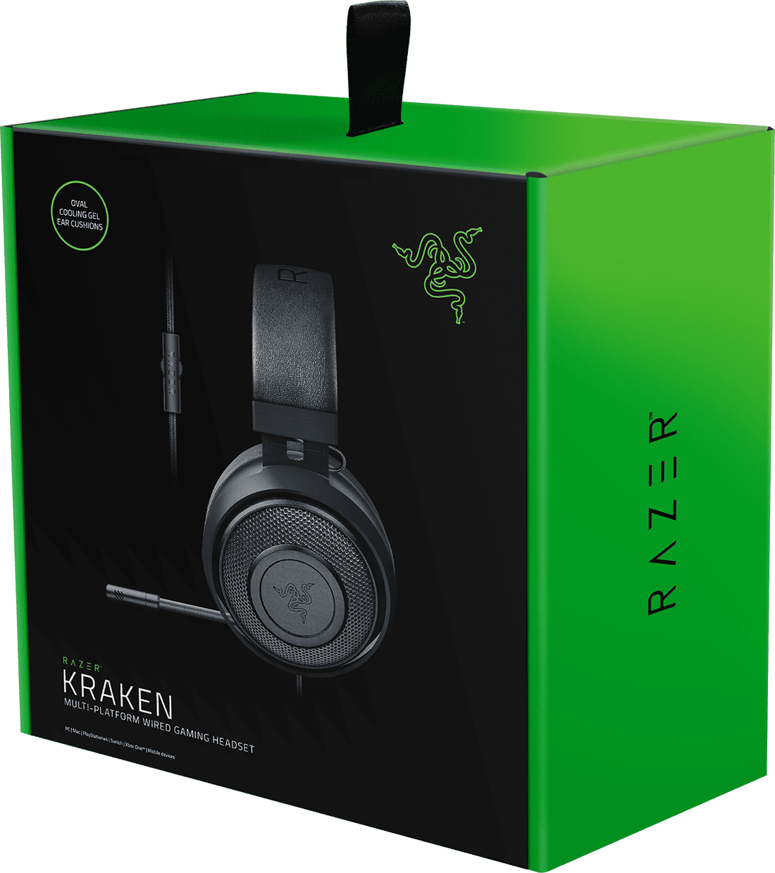 Razer Kraken Wired Gaming Headset - Black (PC / PS4 / Switch / Xbox One)