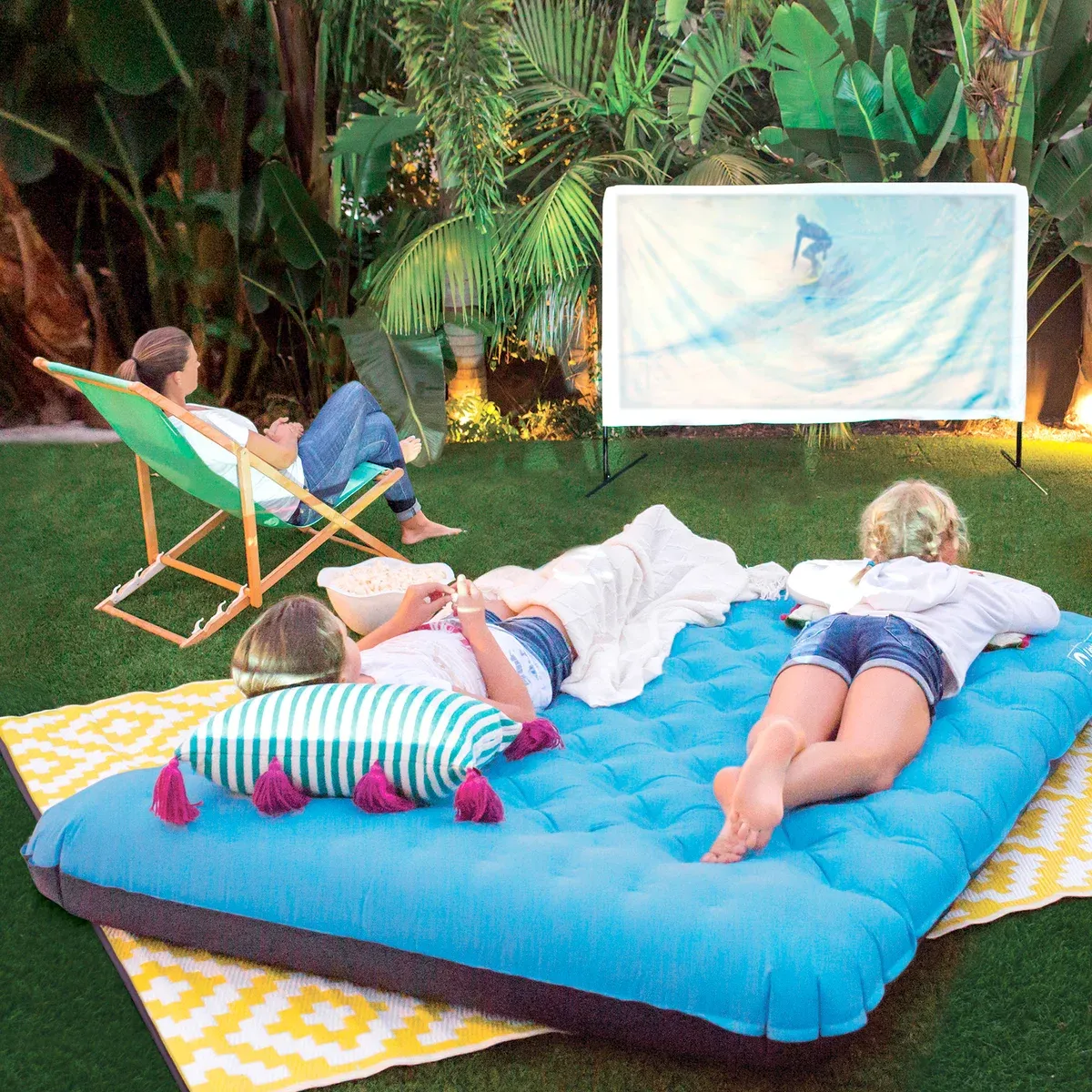 Lightspeed - Airbed 2Person Lightweight Pump Included