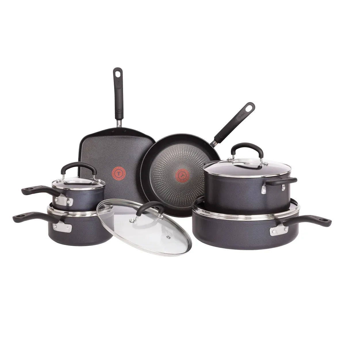 T-Fal Elite Non-Stick Cookware Set, 13-piece